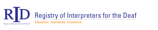 The Registry of Interpreters for the Deaf